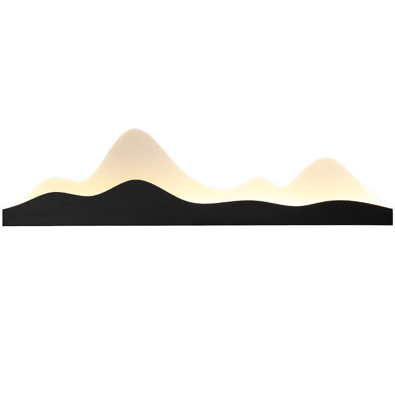 Zen Mountain Peak Iron Outdoor Light