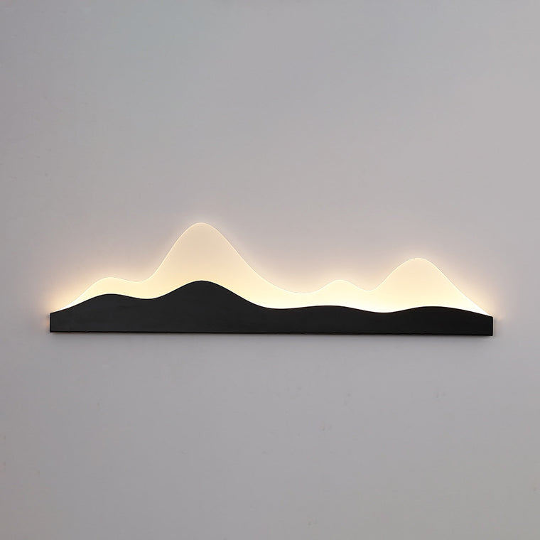 Zen Mountain Peak Iron Outdoor Light