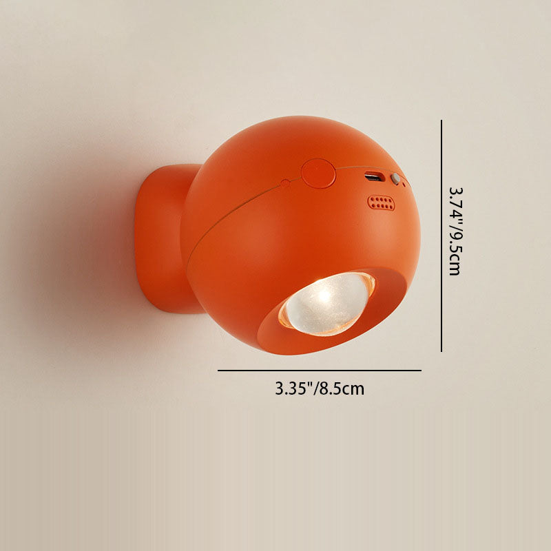ABS Globe Ball Charging Wall Lamp