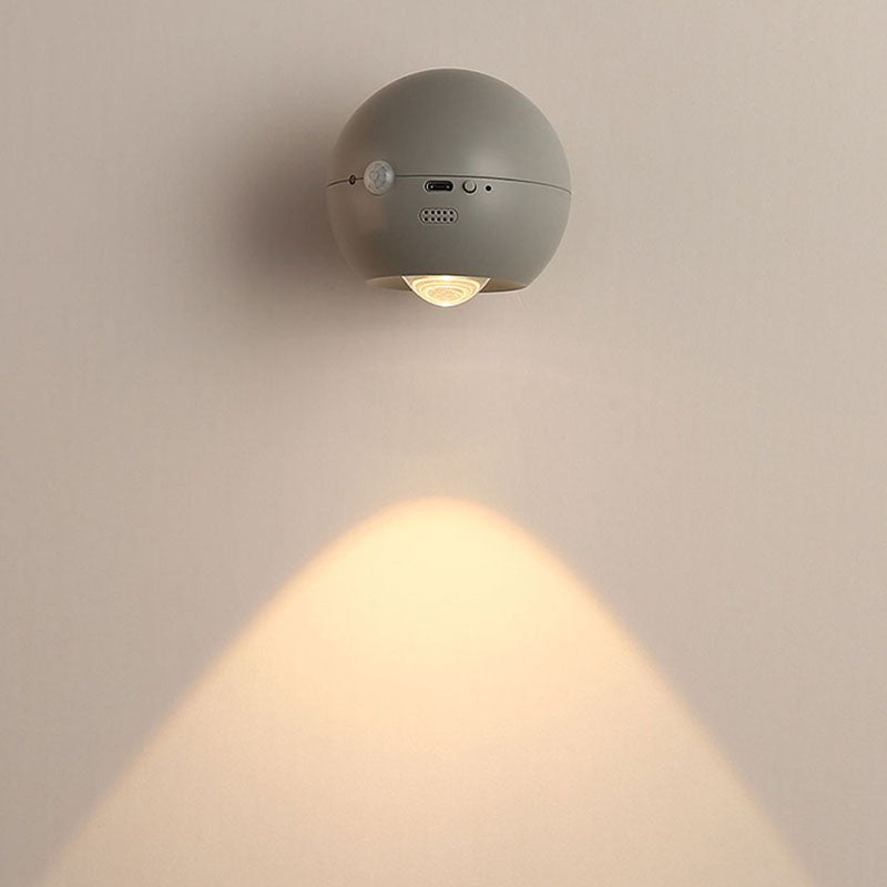 ABS Globe Ball Charging Wall Lamp