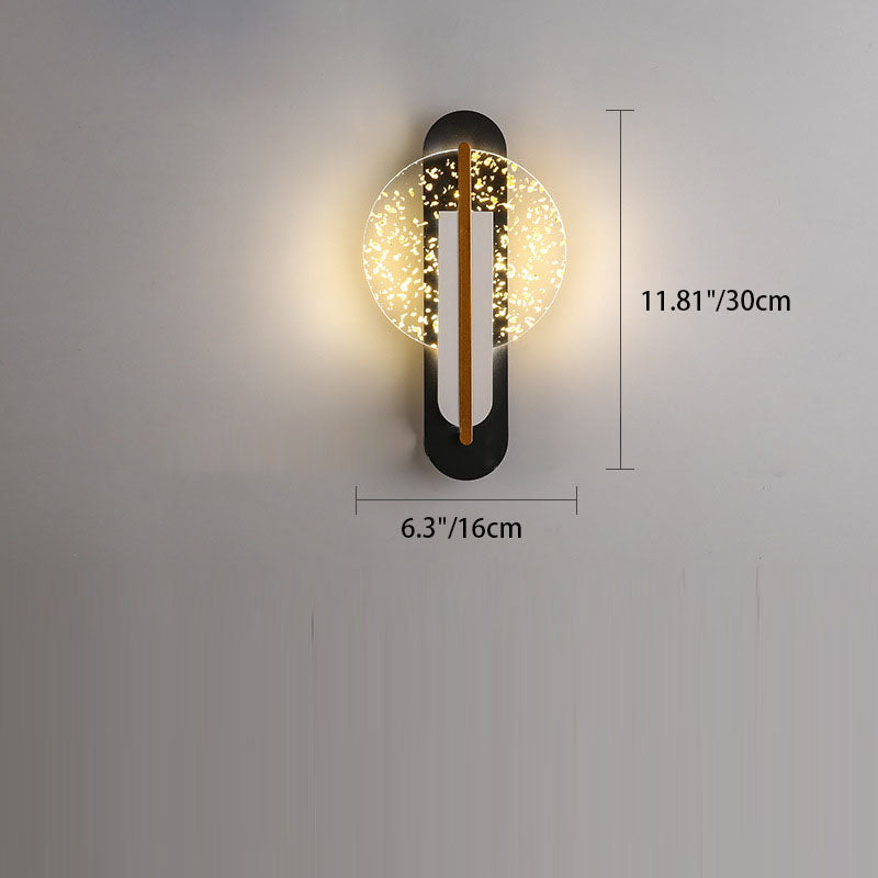 Gold Foil Texture Acrylic Wall Lamp
