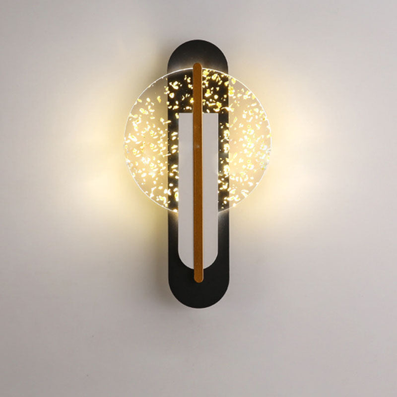Gold Foil Texture Acrylic Wall Lamp