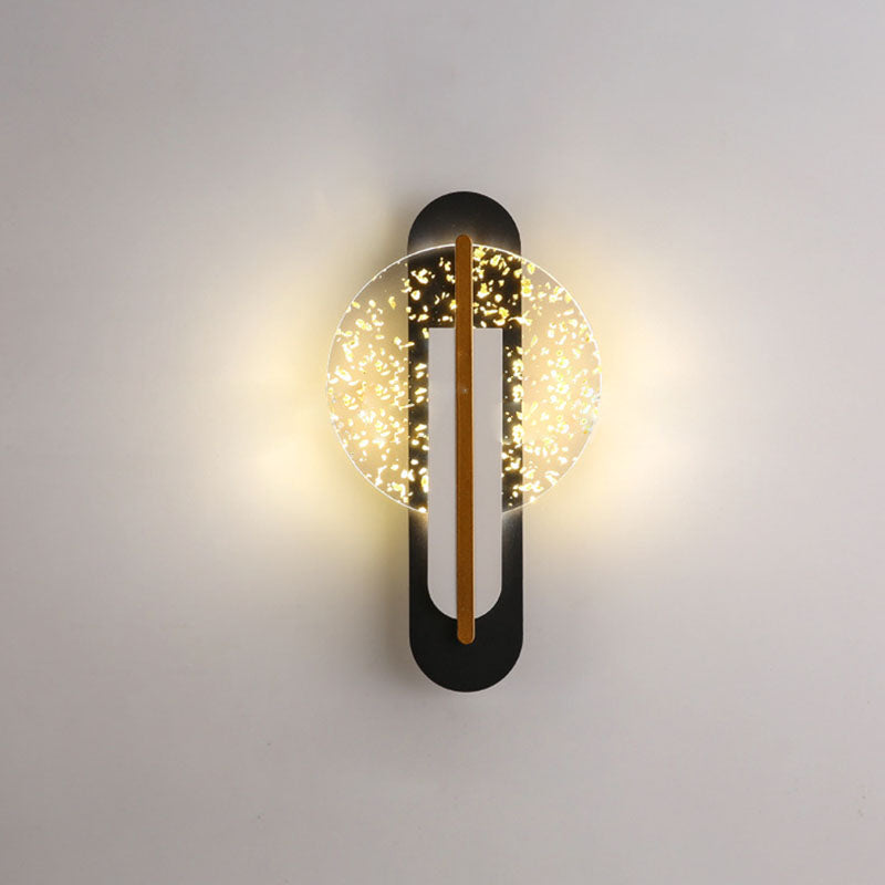 Gold Foil Texture Acrylic Wall Lamp