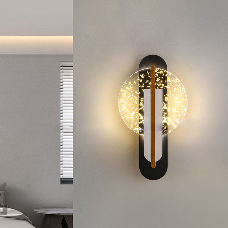 Gold Foil Texture Acrylic Wall Lamp