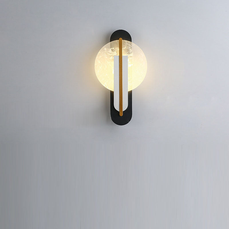 Gold Foil Texture Acrylic Wall Lamp