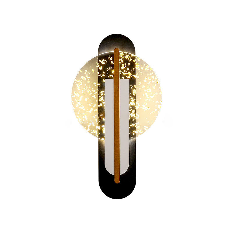 Gold Foil Texture Acrylic Wall Lamp