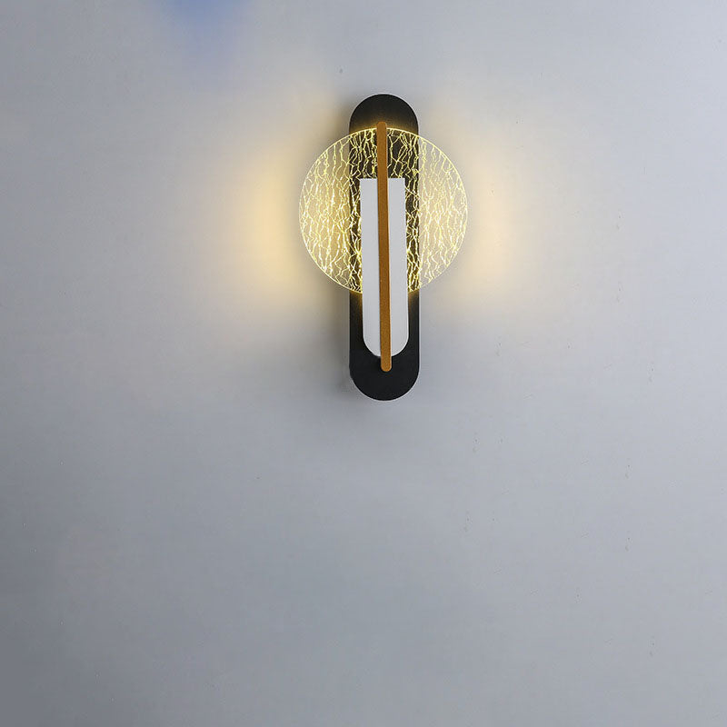 Gold Foil Texture Acrylic Wall Lamp