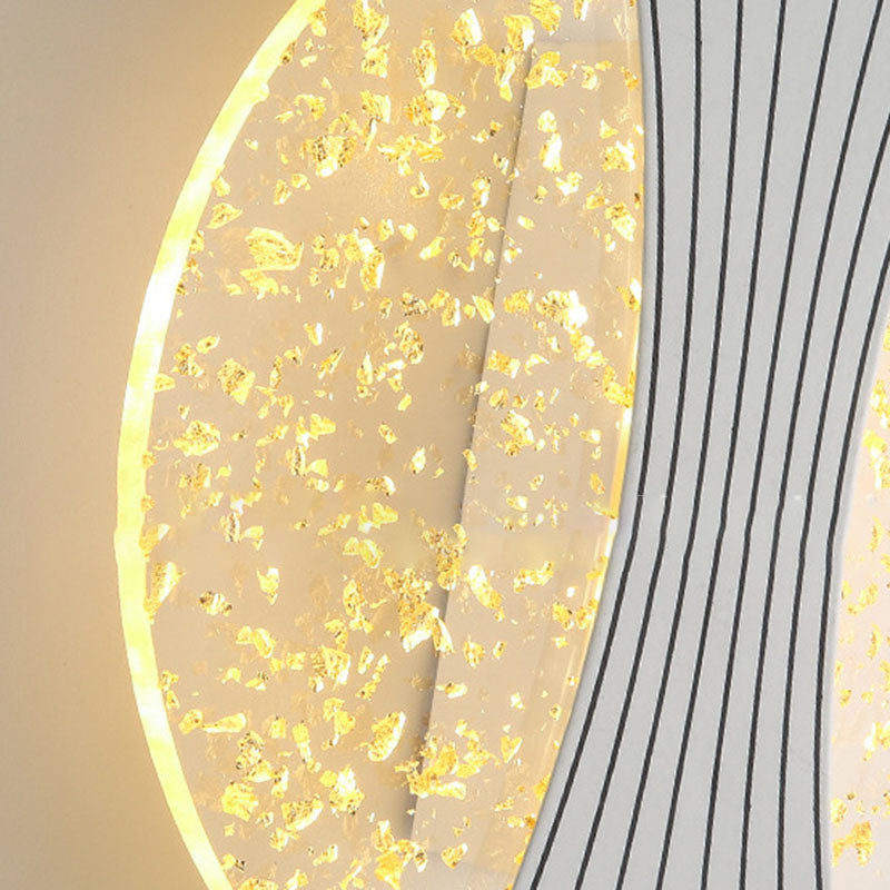 Water Ripple Texture Geometric Wall Lamp