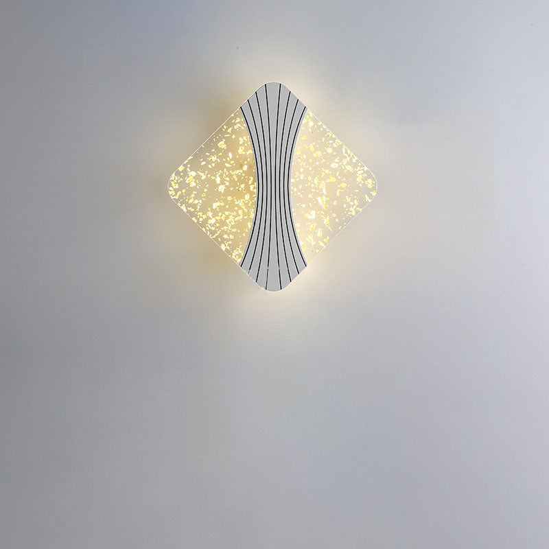 Water Ripple Texture Geometric Wall Lamp
