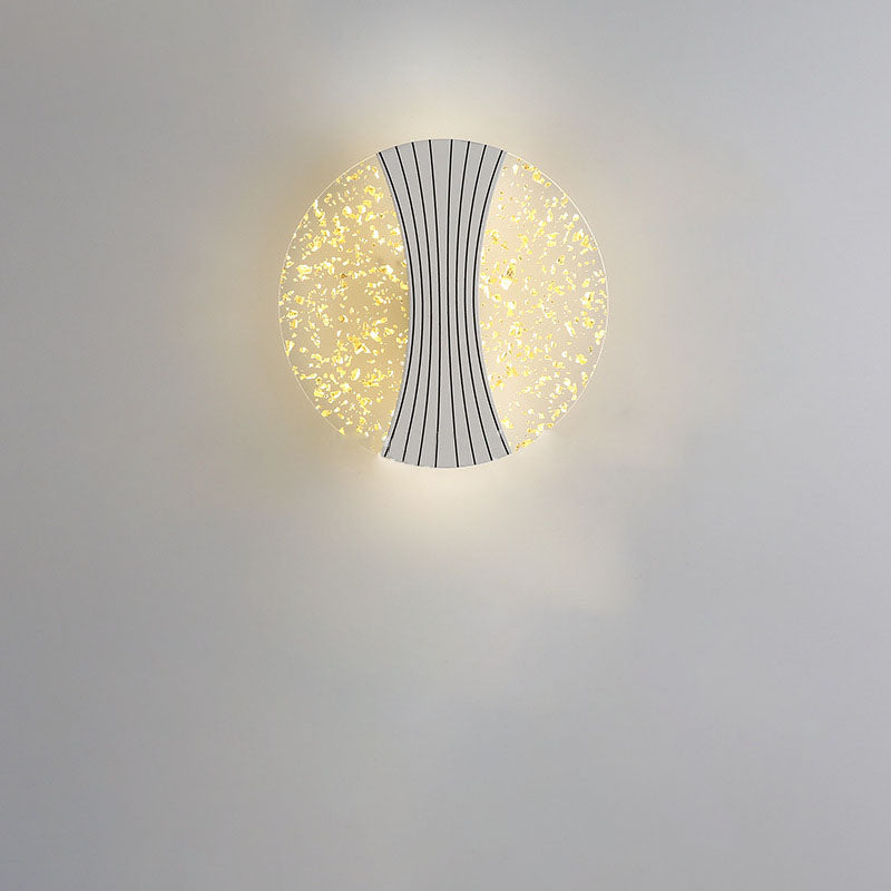 Water Ripple Texture Geometric Wall Lamp