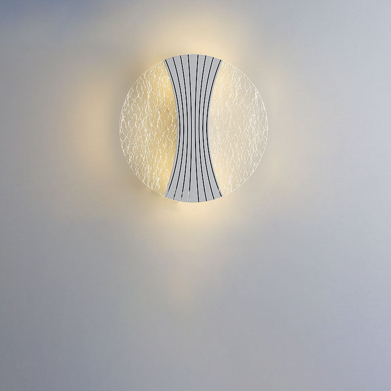 Water Ripple Texture Geometric Wall Lamp