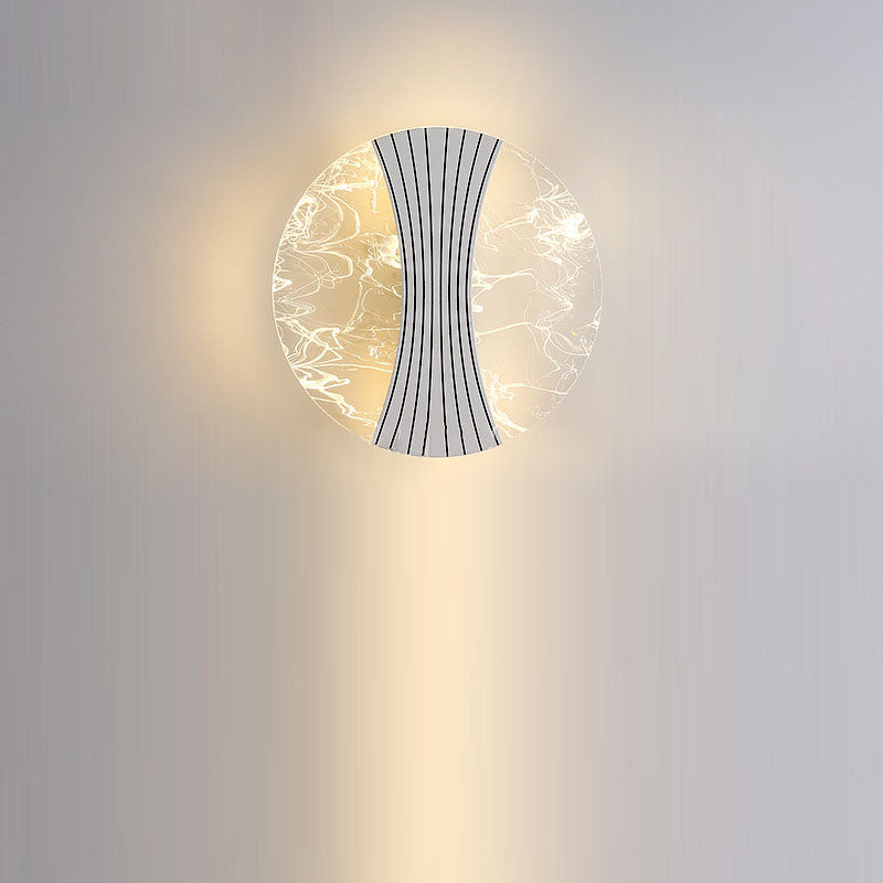 Water Ripple Texture Geometric Wall Lamp