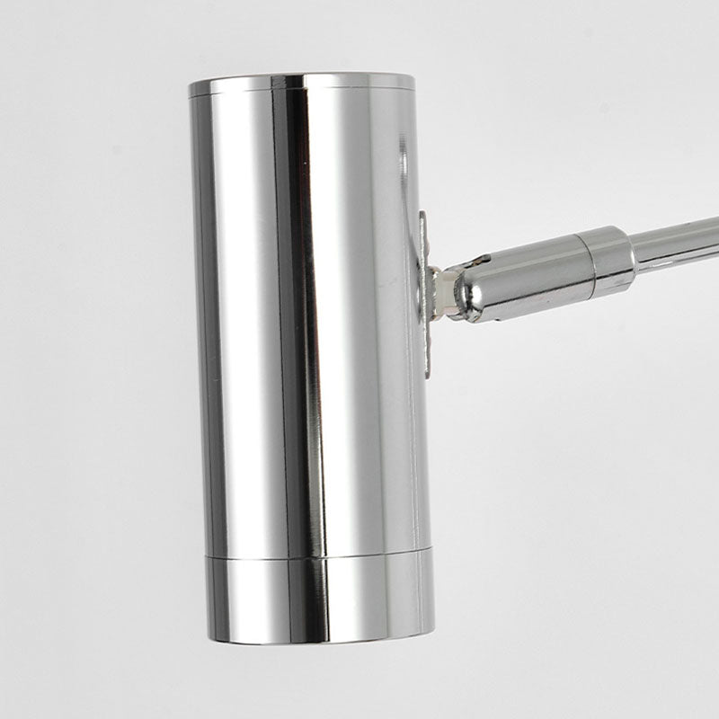 Cylinder Iron Aluminum Arm Wall Lamp