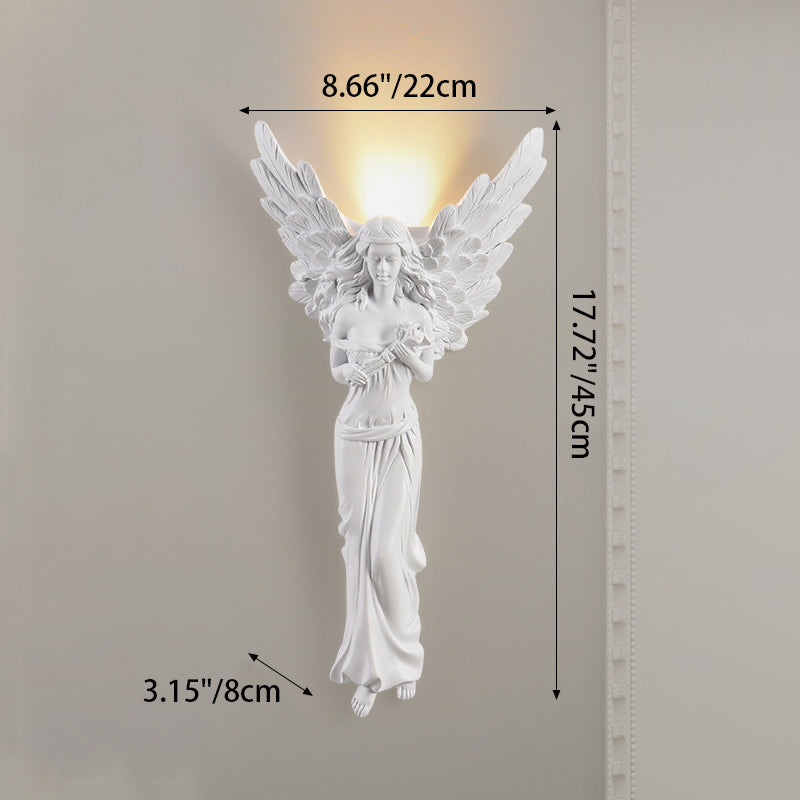 Angel Resin Design Living Wall Lamp