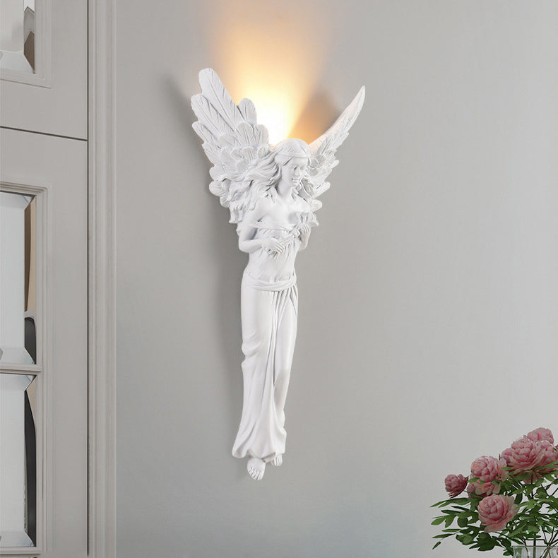 Angel Resin Design Living Wall Lamp
