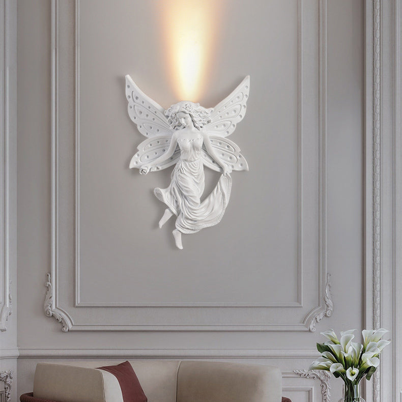 Angel Resin Design Living Wall Lamp