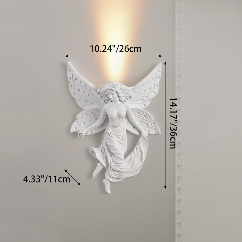 Angel Resin Design Living Wall Lamp