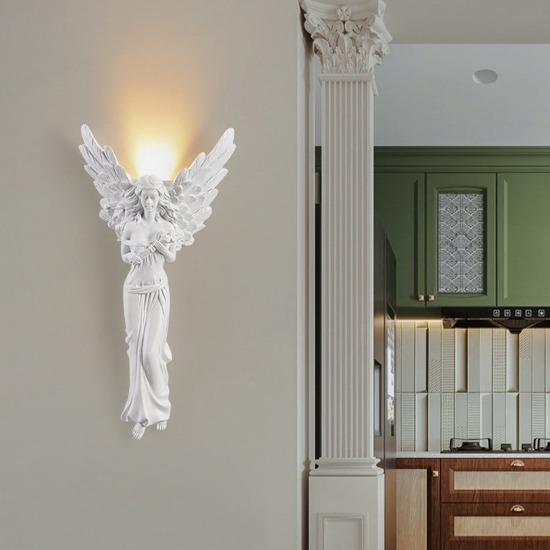 Angel Resin Design Living Wall Lamp