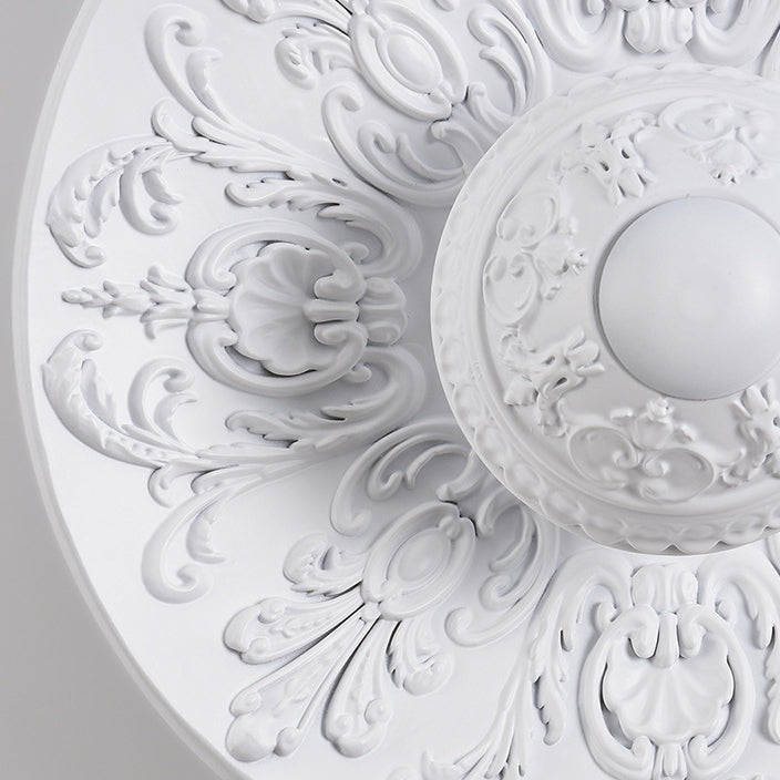 Stainless Steel Resin Carved Wall Lamp