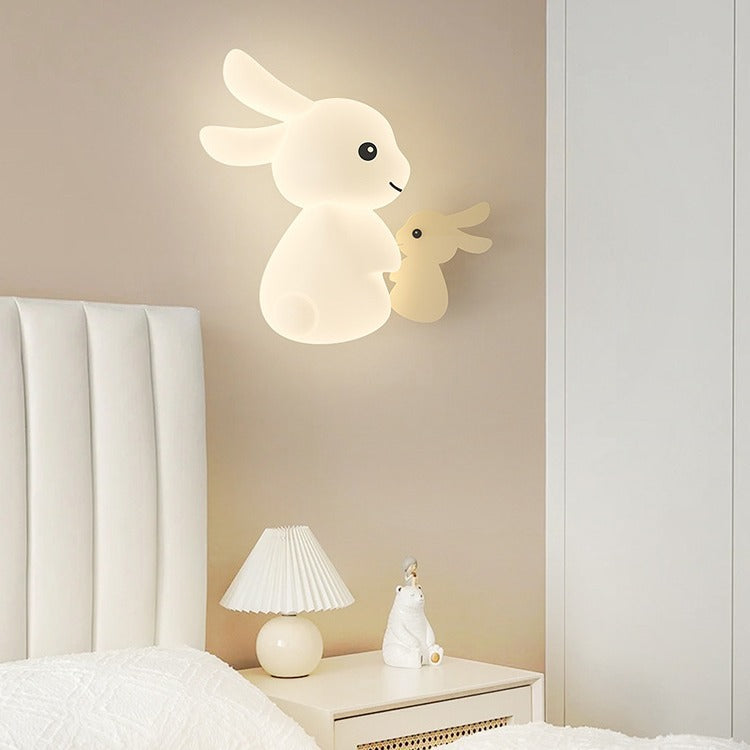 Animal Rabbit Carrot PE Wall Lamp