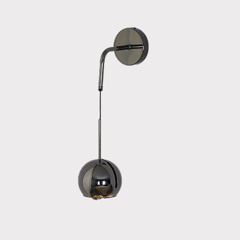 Iron Aluminum Globe Ball Wall Lamp