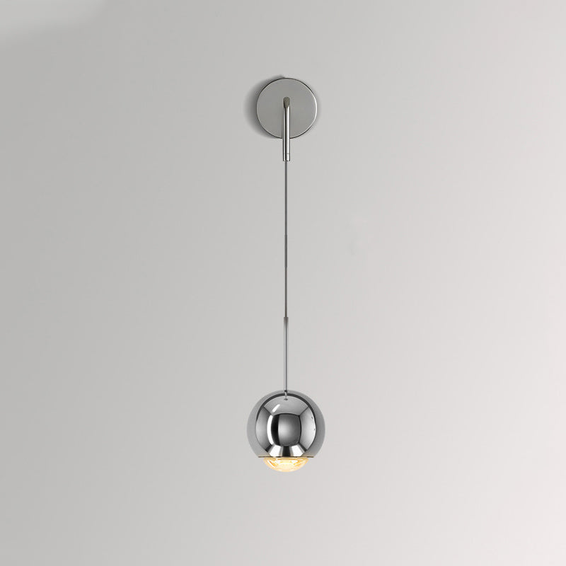 Iron Aluminum Globe Ball Wall Lamp