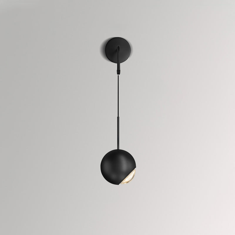 Iron Aluminum Globe Ball Wall Lamp