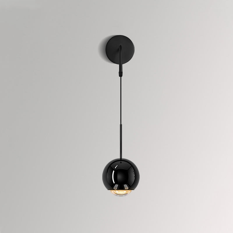 Iron Aluminum Globe Ball Wall Lamp