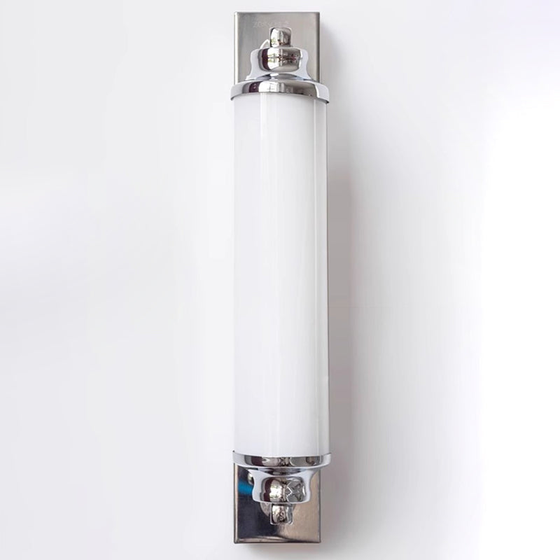Stainless Steel Glass Column Wall Lamp
