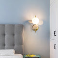Glass Ball PVC Disc Wall Lamp