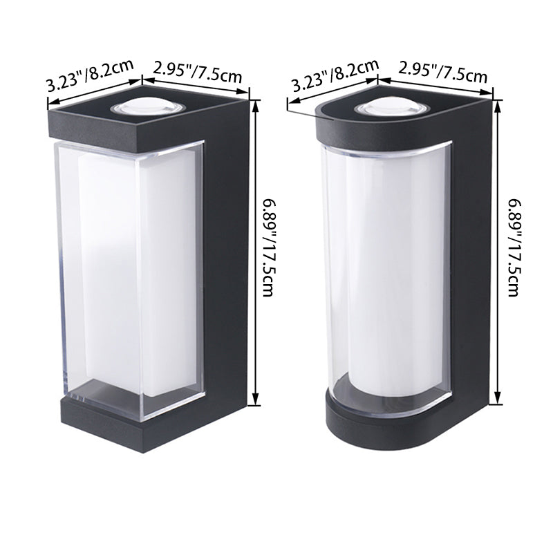 Plastic Column Garden Outdoor Light