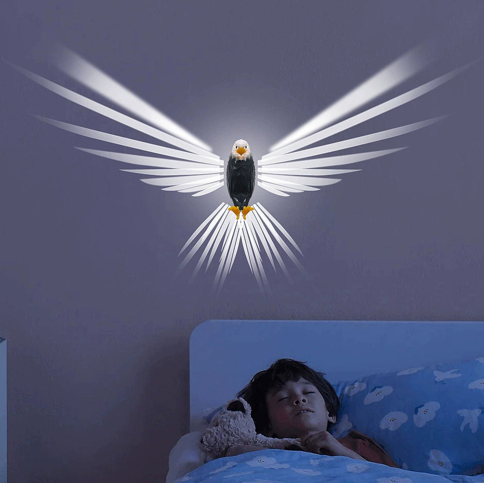 Bald Eagle Projector Rechargeable Wall Lamp