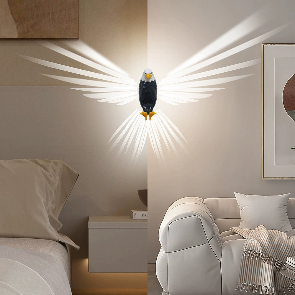 Bald Eagle Projector Rechargeable Wall Lamp