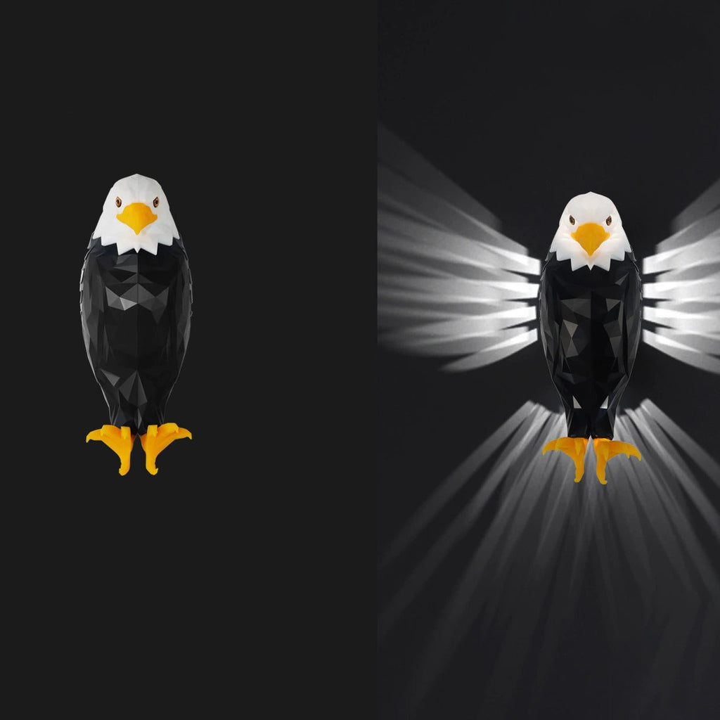 Bald Eagle Projector Rechargeable Wall Lamp
