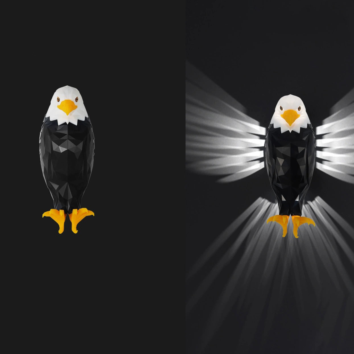 Bald Eagle Projector Rechargeable Wall Lamp