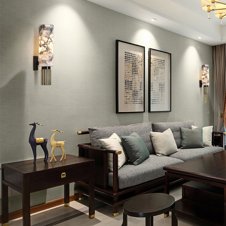Marble Strip Copper Iron Wall Lamp