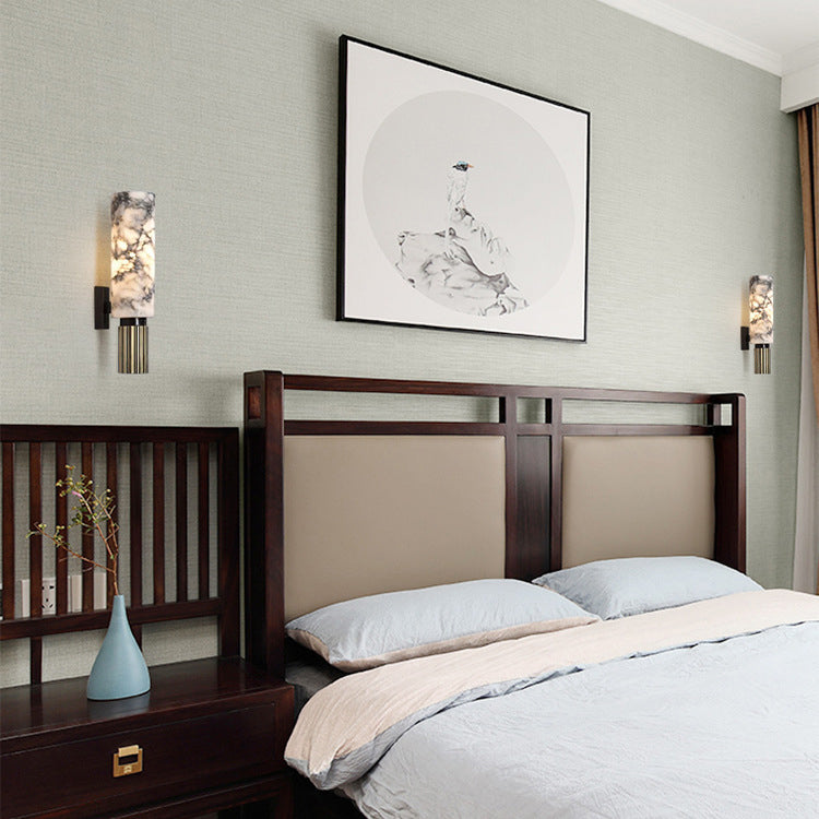 Marble Strip Copper Iron Wall Lamp
