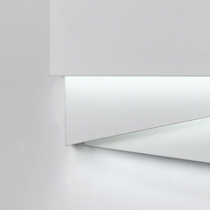 Iron Geometric Irregular Square Wall Lamp