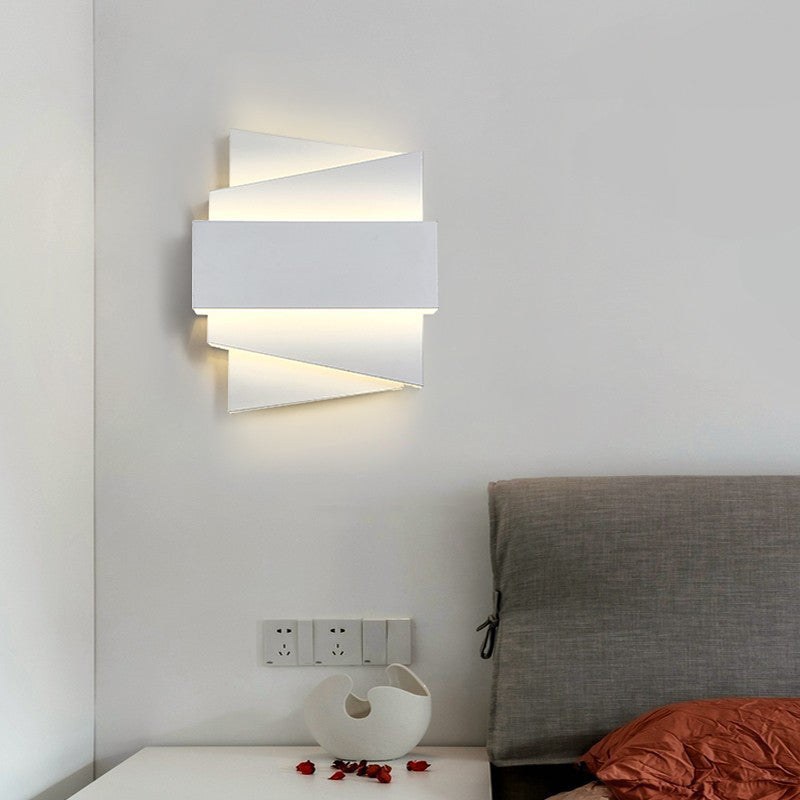 Iron Geometric Irregular Square Wall Lamp
