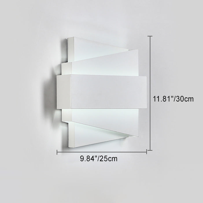 Iron Geometric Irregular Square Wall Lamp