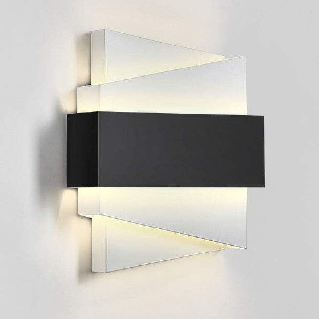 Iron Geometric Irregular Square Wall Lamp