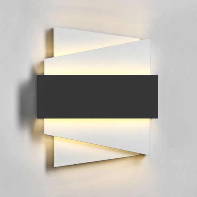 Iron Geometric Irregular Square Wall Lamp