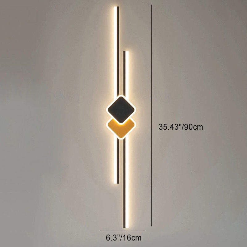 Aluminum Long Strip Linear Wall Lamp