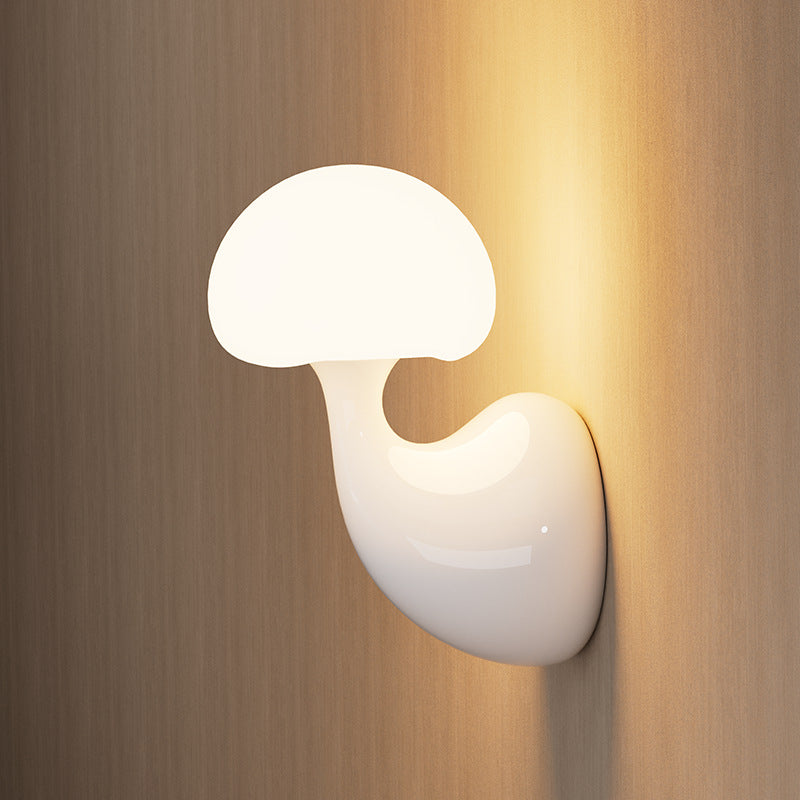 Ceramic Mushroom Dining Room Wall Lamp