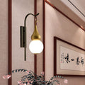 Iron Glass Gourd Dining Wall Lamp