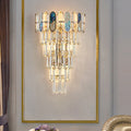 Hardware Crystal Disc Living 5-Light Wall Lamp
