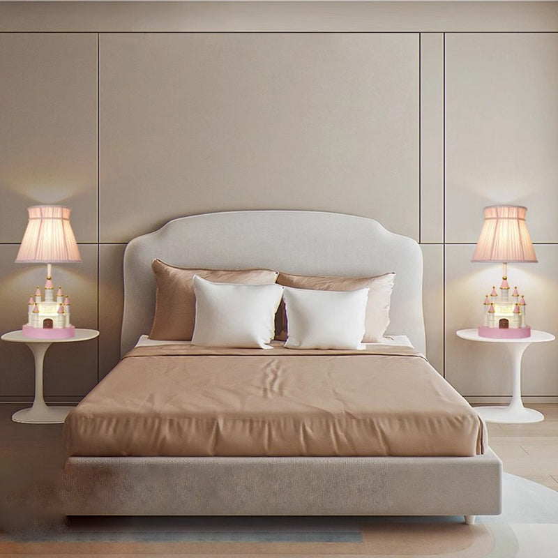 Fabric Pink Dream Castle Table Lamp