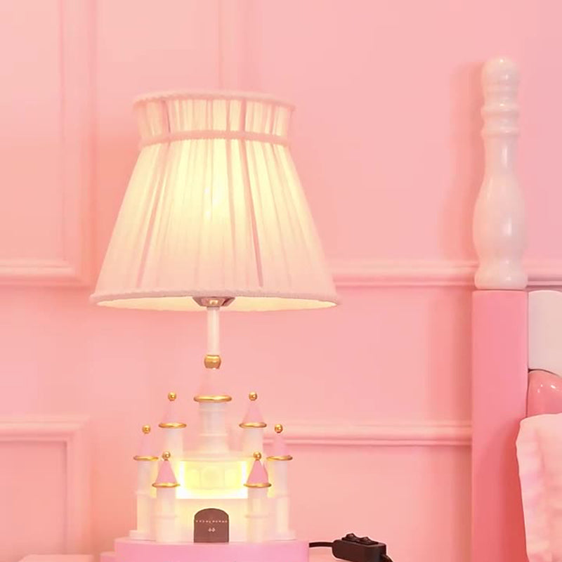 Fabric Pink Dream Castle Table Lamp