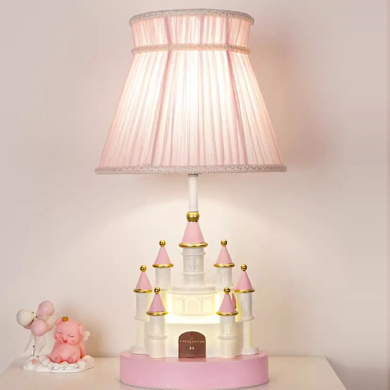 Fabric Pink Dream Castle Table Lamp