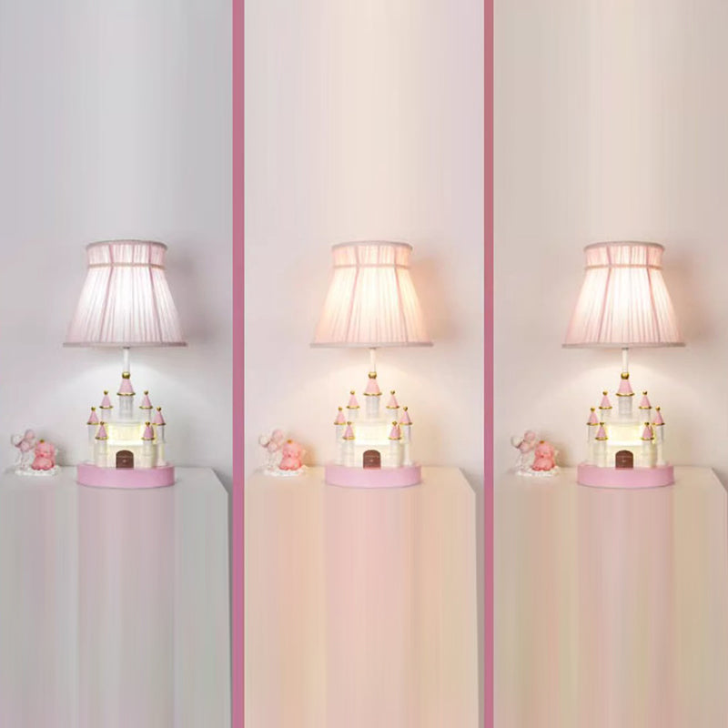 Fabric Pink Dream Castle Table Lamp